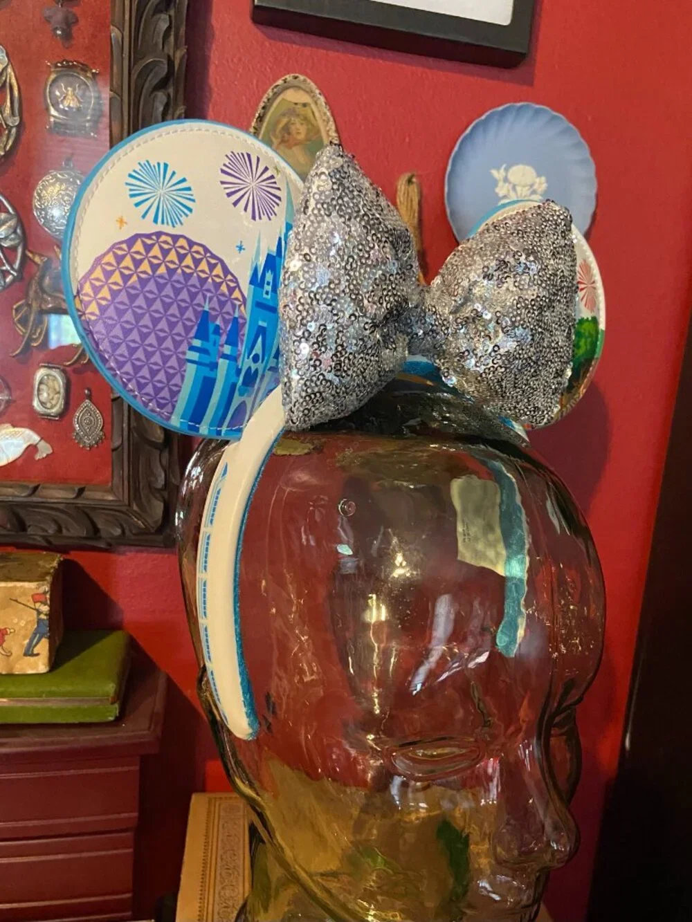 2024 Walt Disney World Four Parks Icon Minnie Mouse Ears Headband With Tags